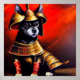 Póster Dog Samurai