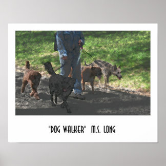Póster Dog Walker