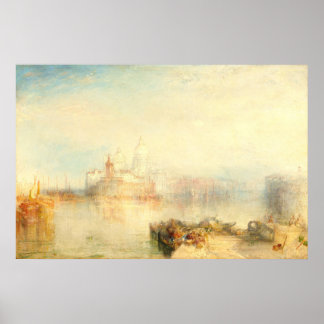 Póster Dogana, Venecia - William Turner Bella Artes