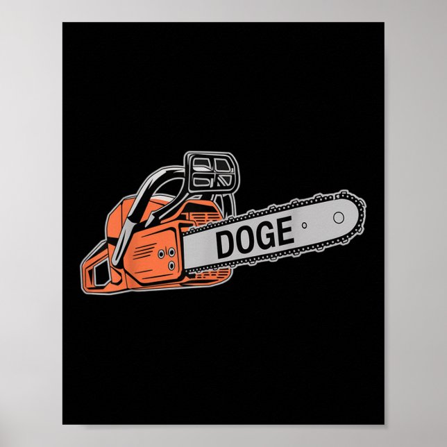 Póster Doge Chainsaw D.o.g.e Saw (Frente)