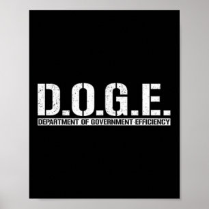 Póster Doge D.O.P., Por Ejemplo, Departamento De Eficienc