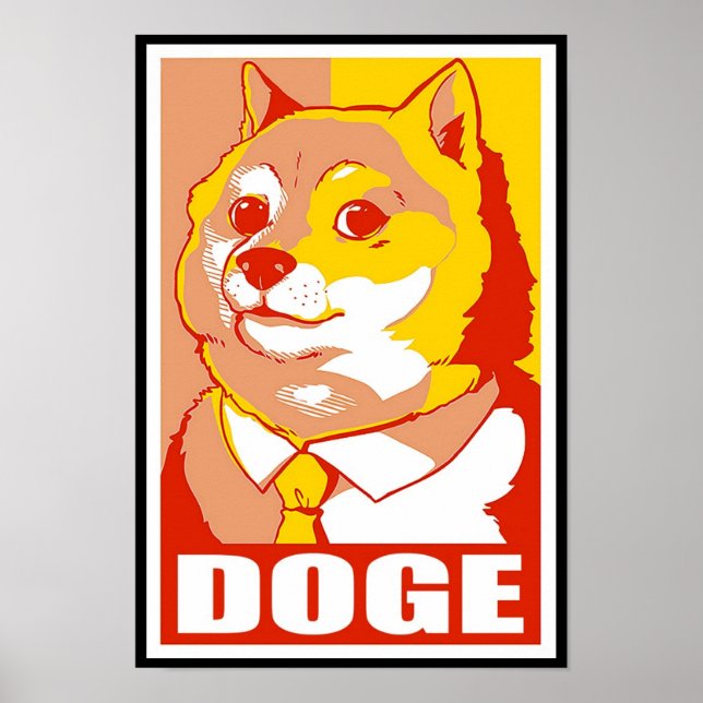 PÓSTER DOGE MEME (Frente)
