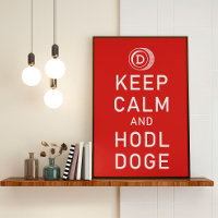 Dogecoin Mantenga La Calma Y El Cripto De Perro Ma