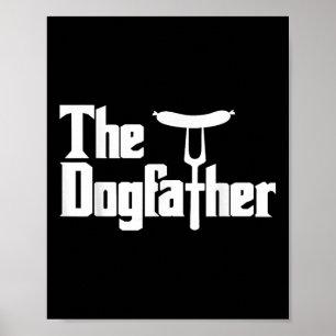 Póster Dogfaher Hot Dog Funny Barbecue Chiste