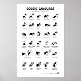 Póster DOGGIE LANGUAGE Gran Poster
