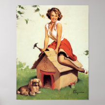 Doghouse Pin Up