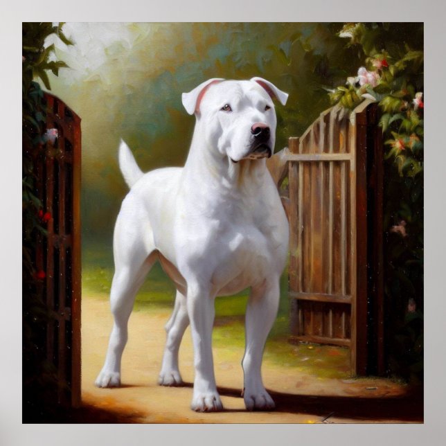Póster Dogo Argentino Dog (Frente)