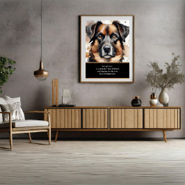 Póster Dogs Love Poster