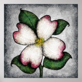 Póster Dogwood Blossom Poster Wall Art