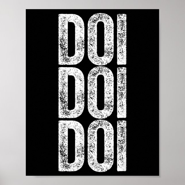 Póster Doi Doi Doi Rotura Cerebral Argot Gen Alpha 67 Sei (Frente)