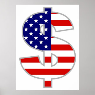 Póster Dólar americano