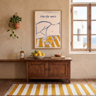 Póster "Dolce Far Niente" Colección de Verano Italiana 