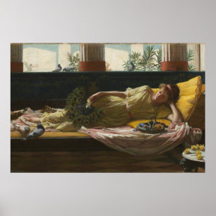Póster DoLCE FaR NiENTE, de John William Waterhouse -1880