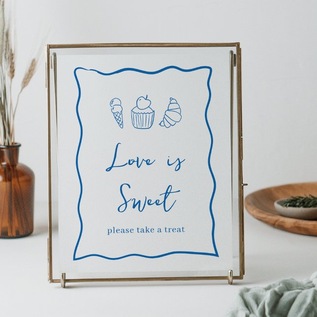 Póster Dolce Vita Rótulo con ducha de novia italiana con  (Subido por el creador)