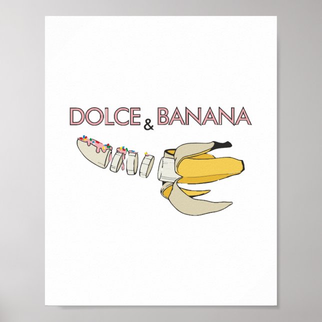 Póster Dolce y banana (Frente)