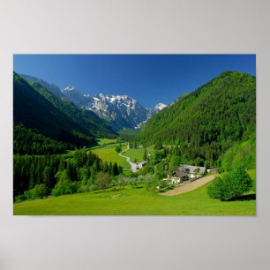 Póster Dolina Eslovenia de Logarska