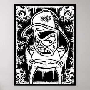 Póster DOLLA / SKULLIE poster