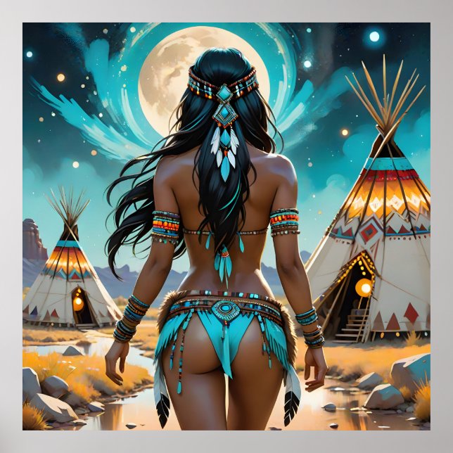 Póster Dollz por: Svace 14 "Pocahontas" (Frente)
