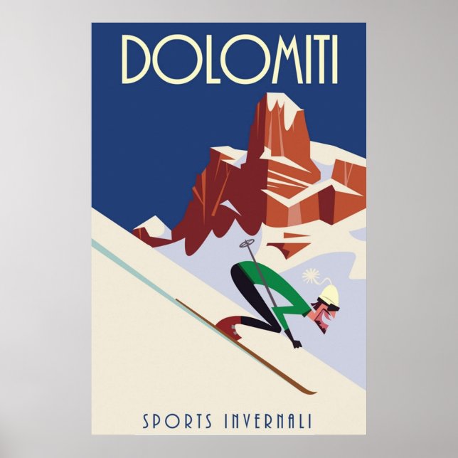 Póster Dolomitas (Frente)