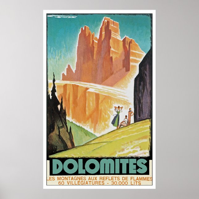 Póster Dolomitas (Frente)