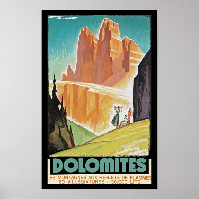 Póster Dolomitas (Frente)