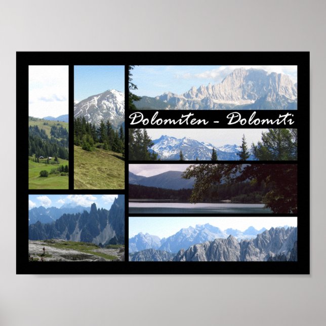 Póster Dolomitas (Frente)
