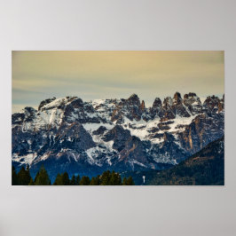 Póster Dolomitas, Alpes italianos