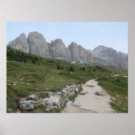 Póster Dolomitas Italia