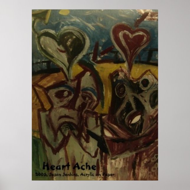 PÓSTER DOLOR DE CORAZÓN (Frente)