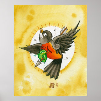 Póster "Dolor de corazón"