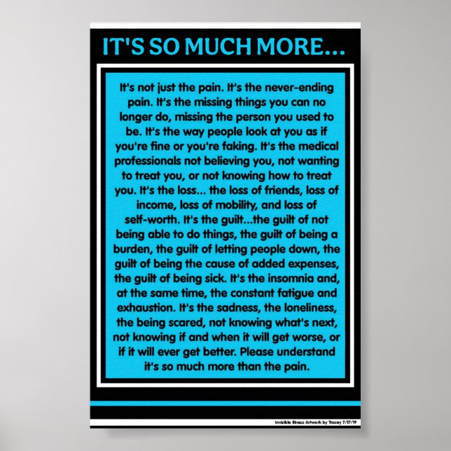 PÓSTER DOLOR. ES MUCHO MÁS. (Frente)