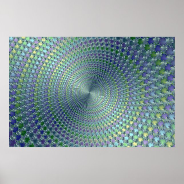 Póster Dolores de cabeza - Poster fractal (Frente)