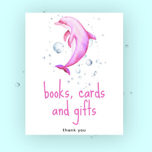 Póster Dolphin acuarela - Libros, tarjetas y regalos
