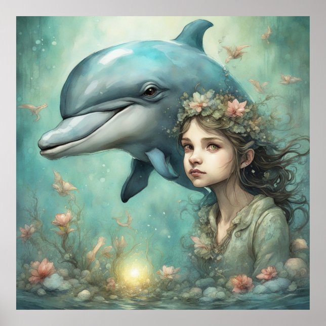 Póster Dolphin Fantasy 4 (Frente)