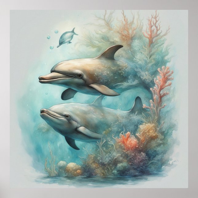 Póster Dolphin Fantasy 6 (Frente)