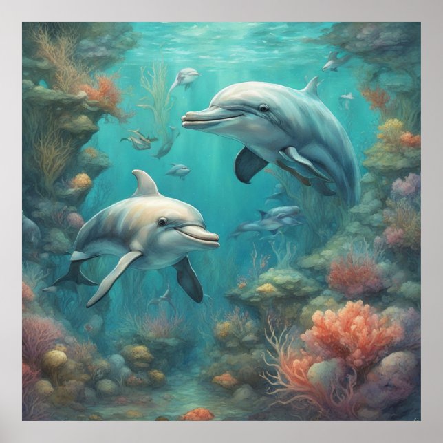 Póster Dolphin Fantasy 7 (Frente)