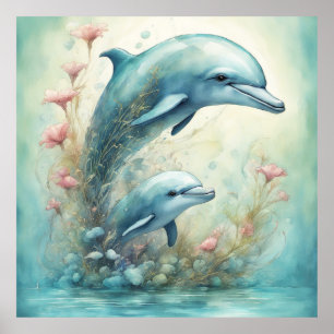 Póster Dolphin Fantasy 9