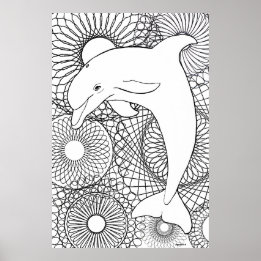 Póster Dolphin Harmony