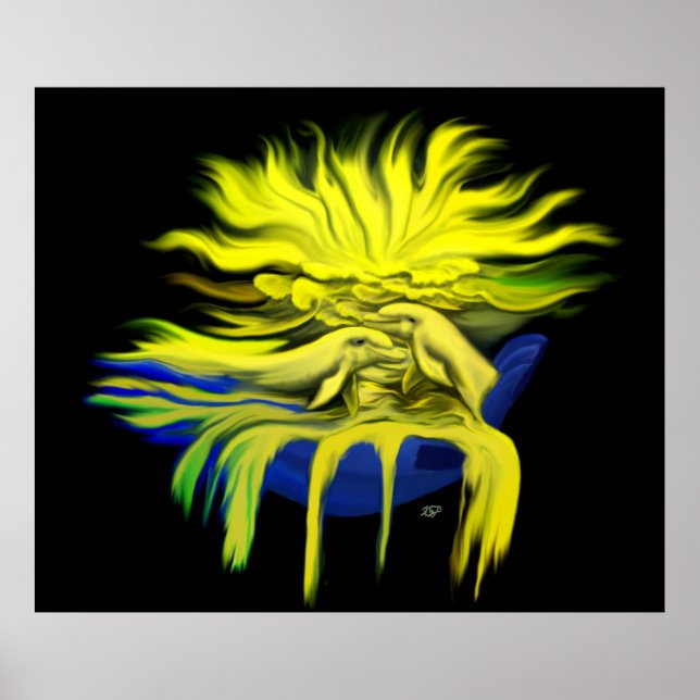 Póster Dolphin Love (Frente)