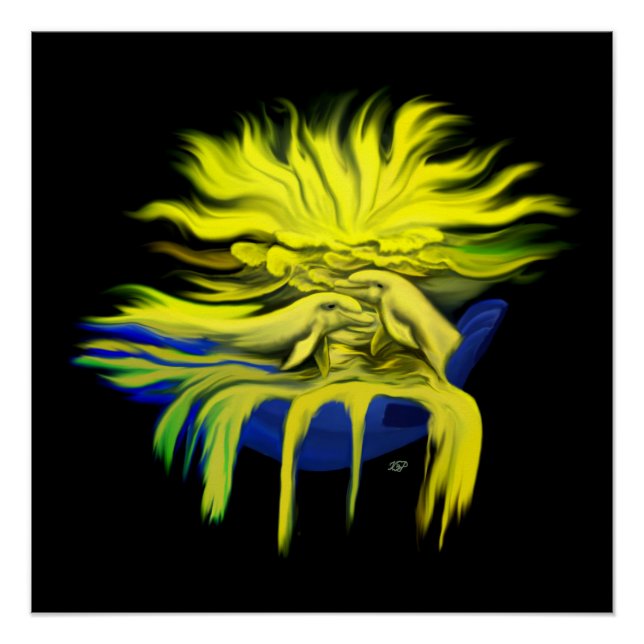 Póster Dolphin Love (Anverso)