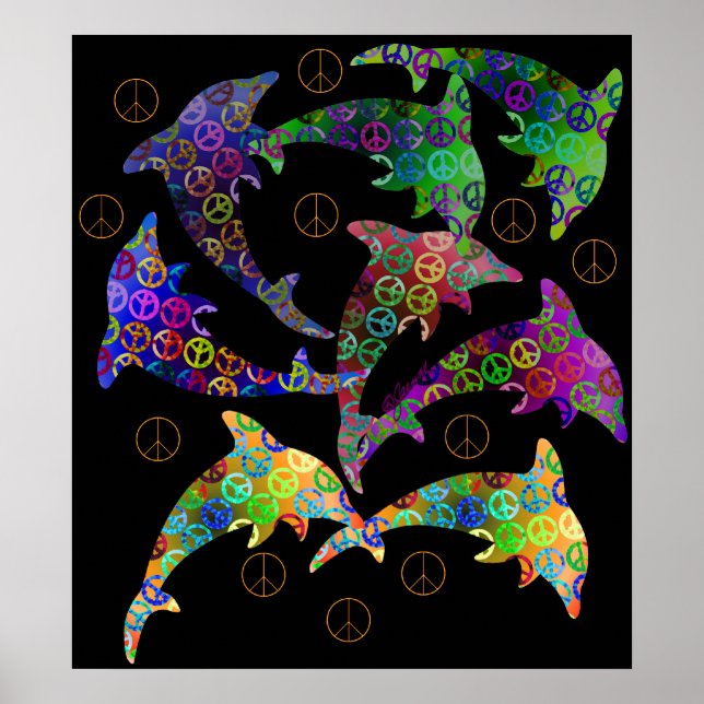 Póster Dolphin Peace Pod (Frente)