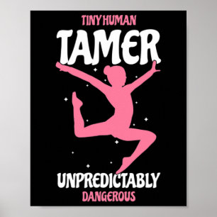 Póster Domador de Humano Pequeño Gimnasio Divertido Inesp