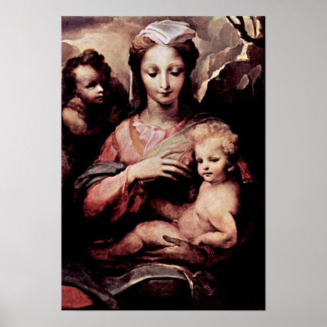 Póster Domenico di Pace Beccafumi - Madonna (Frente)
