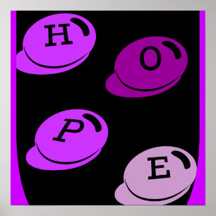 Póster Domestic Violence HOPE Poster