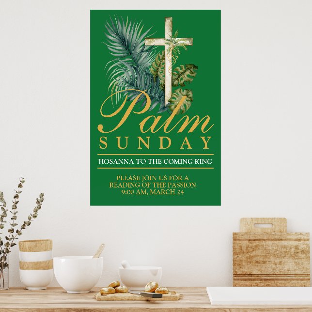 Póster Domingo de Ramos (Cocina)