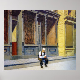 Póster Domingo | Edward Hopper |