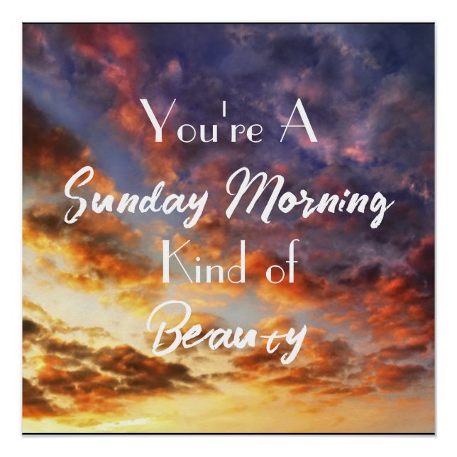 Póster Domingo por la mañana (Anverso)