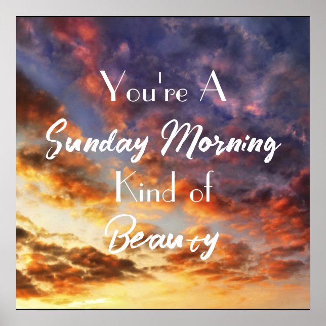 Póster Domingo por la mañana (Frente)
