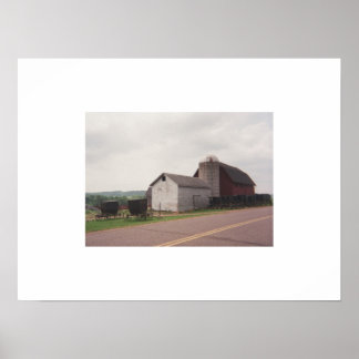 Póster Domingo por la mañana reunión de Amish