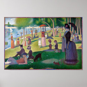 Póster Domingo por la tarde en La Grande Jatte, Seurat